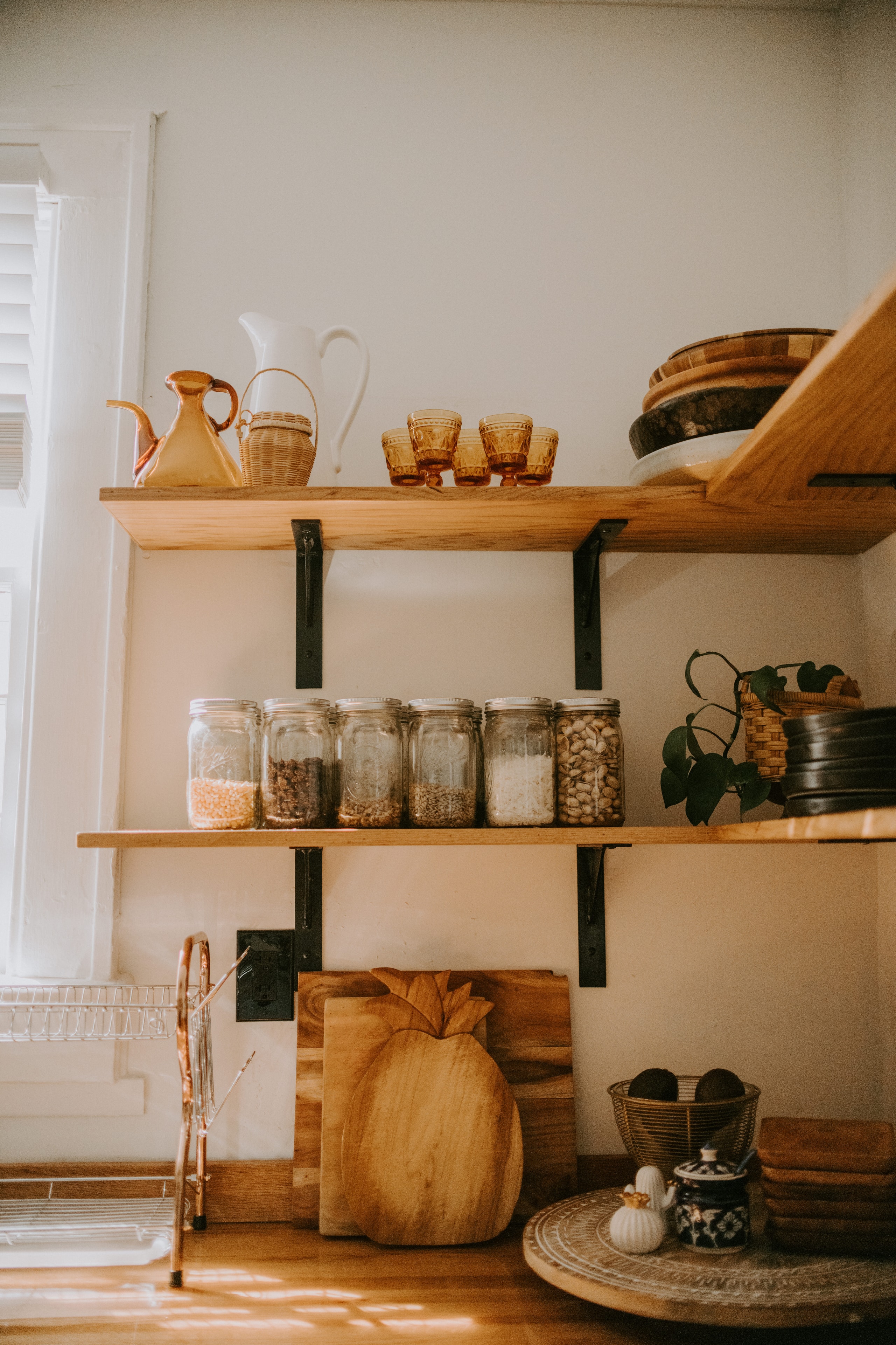 Open Steel Bracket Shelving